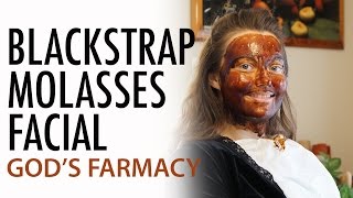 Blackstrap Molasses Facial  GODS FARMACY [upl. by Llemor147]