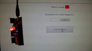 WeMos board control a led using protected webpage using Ajax [upl. by Fantasia]