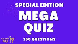 General Knowledge Mega Quiz  ✨ Special Edition [upl. by Avin]