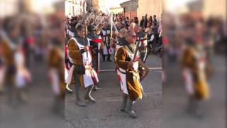 Caballeros de San Jorge  primer desfile del 3 mayo 2017 [upl. by Caril707]