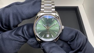 38mm Omega Aqua Terra  Shades ‘Bay Green’ [upl. by Fabien]