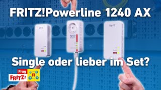 FRITZPowerline 1240 AX Single oder lieber im Set  Frag FRITZ [upl. by Aurea]