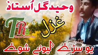 Waheed Gul Ustaz Pashto Song Yo Sarhe Lewane ShwePashto Ghazal Pashto Rabab Mange [upl. by Ahsilet]