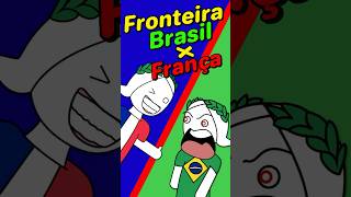 A maior fronteira da França frança brasil fronteira geografia [upl. by Yadnus]