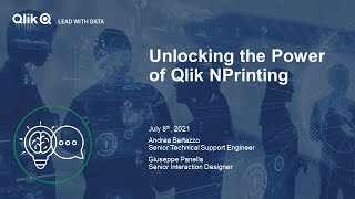 STT  Unlocking the Power of Qlik NPrinting [upl. by Faires]