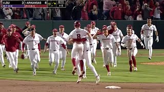 WalkOff 1 Arkansas vs 8 LSU Game 2 2024 [upl. by Jesus]