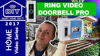 Ring Video Doorbell Pro Review Installation Setup and Connecting to the Wink Hub for Home Security [upl. by Haveman62]