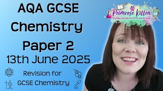 The Whole of AQA GCSE Chemistry Paper 2  13th June 2025 [upl. by Aneerol792]