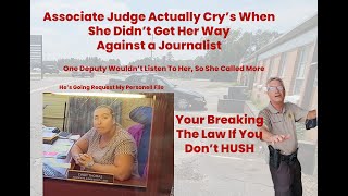 Judge Actually Cries Because of Journalist  Terrell County Courthouse [upl. by Cunningham]