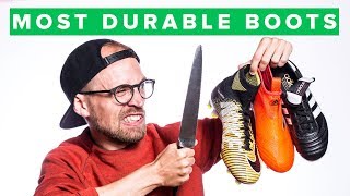 TOP 5 DURABLE FOOTBALL BOOTS  Boots that wont break [upl. by Frydman]