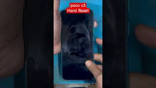 Poco C3  How to Hard Reset Factory Reset [upl. by Aicilaf]