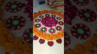 JEWELLERY BUSINESS WALI DIWALI 🕯 QUICK RANGOLI  diy crafter rangoli homedecor [upl. by Mccormac]