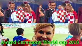 Worldcup 2018 Award ceremony France Vs Crotia 42  Worldcup Final 2018 [upl. by Philly]