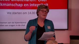 Webinar Goede ambtenaren Over integriteit en vakmanschap [upl. by Uv]