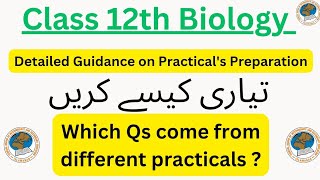 How to prepare Class 12th Biology Practical federal board 2024 [upl. by Malka655]