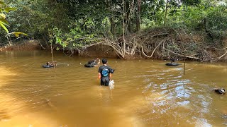 Aktiviti cuti Raya Cina Menjaring Ikan bersama team [upl. by Rolland]