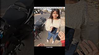 Rapido On Super Bike Cute girl Reaction🥰shorts bike rider cutegirl reaction rapido superbike [upl. by Friedrich437]