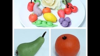 Marzipan Fruits  Cake decoration  Desert Garnishes  Sweet Treats  Sugar Garnishes [upl. by Cuhp]