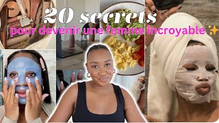 20 SECRETS A SAVOIR  astuces beautés pour femme actives qui change ta vie [upl. by Chapel]