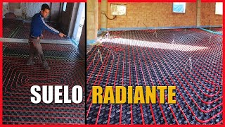 🔶 Instalación SUELO RADIANTE y REFRESCANTE con AEROTERMIA 🔶 2021 [upl. by Warner688]