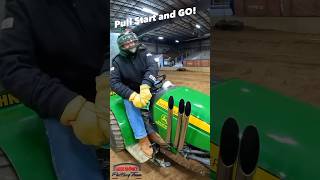 Pull start and go gardentractor tractorpulling [upl. by Nageem610]