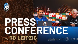 UEL QF  AtalantaLeipzig  La conferenza stampa di Gasperini e Zappacosta [upl. by Janiuszck]