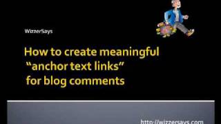 Blog Comments  How to create quality anchor text links [upl. by Oiruam]