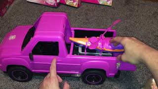 Barbie camping fun truck review [upl. by Meris242]