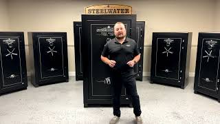 Steelwater Gun Safes  LD724228 Full Feature Review w comparison  Heavy Duty 45 Long Gun Safe [upl. by Nomelc836]