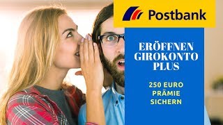 Postbank girokonto plus eröffnen [upl. by Forrester786]