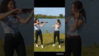 The last of the mohicans violin cover twin violins shorts [upl. by Wilsey]