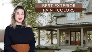 BEST HOME EXTERIOR PAINT COLORS Boost Curb Appeal [upl. by Nahgen37]