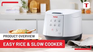 Introducing Tefal Easy Rice amp Slow Cooker RK7321  Fundamental Video [upl. by Yrolg]