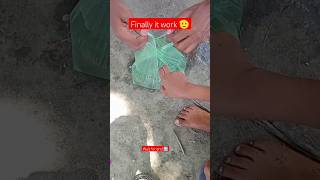 plastic bag mein liquid items carry easy reaction video viralvideo nature ytshorts ytshort yt [upl. by Gawen]