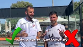 PADEL  REGOLE IN PILLOLEQUELLO CHE SI  QUELLO CHE NO [upl. by Korb]