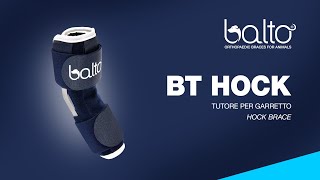 BT HOCK  TUTORE PER GARRETTO – HOCK BRACE [upl. by Zasuwa815]