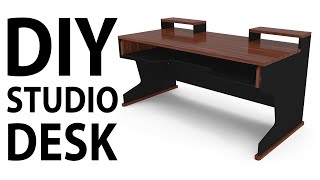 Ultimate DIY Home Studio Desk [upl. by Faustus]