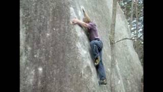 Nalle Hukkataival climbing Banshousha V13 slab [upl. by Atoel]