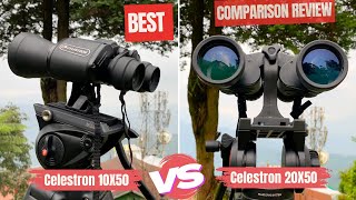 Celestron UpClose G2 10X50 Vs Celestron UpClose G2 20X50  Best Binoculars for Long Distance [upl. by Maghutte]