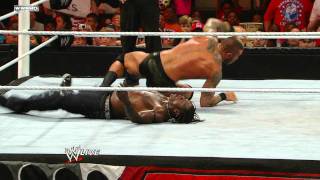 Raw Cena Orton amp Riley vs Christian The Miz amp RTruth [upl. by Nordna]