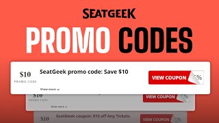 Seatgeek Promo Codes  BEST Discount Codes 2024 [upl. by Ricki176]