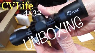 CVLife 4x32 Scope Unboxing amp First Impressions [upl. by Aubreir]