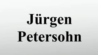 Jürgen Petersohn [upl. by Ramunni18]