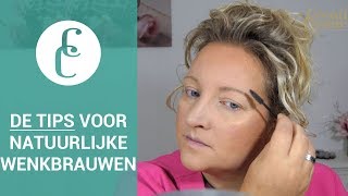 Natuurlijke wenkbrauwen tekenen  Creative Cosmetics [upl. by Megen]