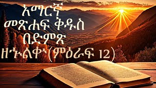 አማርኛ መጽሐፍ ቅዱስ በድምጽAmharic Audio Bible quotዘኍልቍ ምዕራፍ 12quot Numbers chapter 12 [upl. by Frederica]