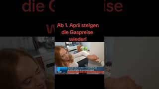 Gaspreise steigen ab April wieder in Deutschland an  politik youtube video viral shorts [upl. by Suchta]