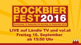 LIVE Bockbierfest Frastanz 2016 [upl. by Evvie]