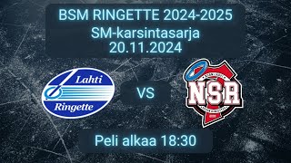 BSM Lahti vs NSR 20112024 [upl. by Jesher429]