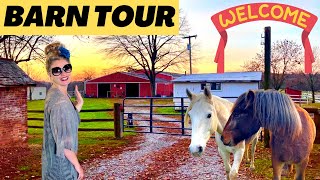 COME TOUR MY HORSE BARNFREE SPIRIT FARM [upl. by Agnimod]