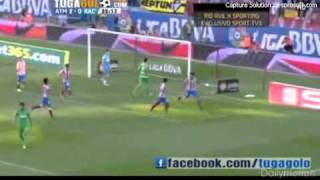 Liga BBVA 20112012  Atletico Madrid Vs Racing Santander 40 All Goals amp Full Highlights [upl. by Leahcimal376]